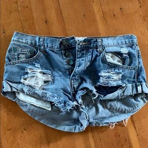One Teaspoon Denim Shorts